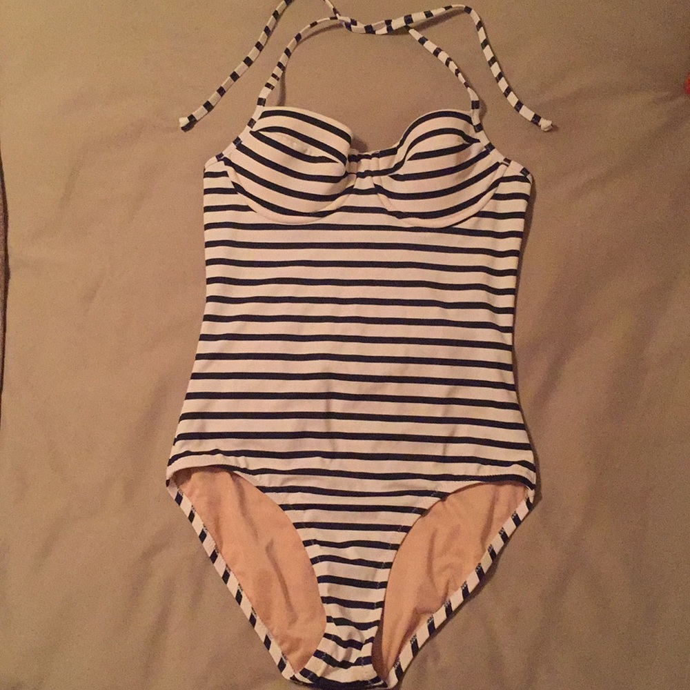 J. Crew Halter Underwire One-Piece Swimsuit size 4